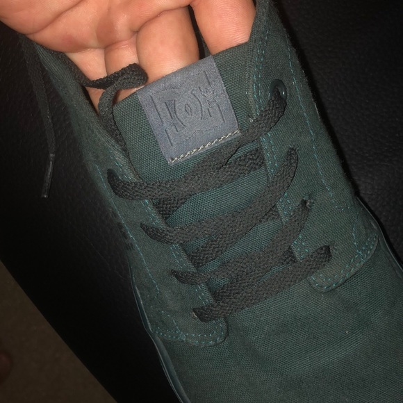 DC dark green shoes 10 - Picture 2 of 5